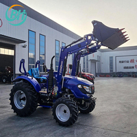 Tracteur à roues 50hp 60hp 70hp 80hp 90hp 100hp, marque chinoise durable, vente directe d'usine, prix bas, best-seller