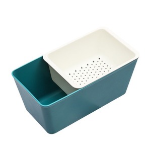 Caja de Aperitivos de Doble Capa, Rectangular, Desmontable, Contenedor de Almacenamiento para Frutas, Estilo Nórdico, Azul, Blanco, Rojo, Amarillo, para Fiestas - Product Image 3