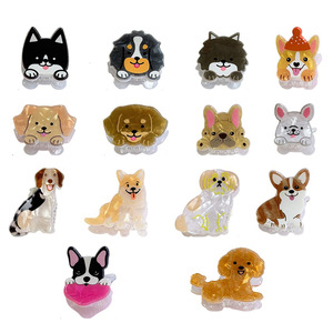 Mini pinzas para el cabello de la serie Cute Puppy, con forma de mascota, para flequillo y cabello, diseño de animales de dibujos animados - Product Image 5