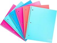 Cahiers personnalisés Cahier à spirales ligné pour le collège Cahiers perforés à 3 trous