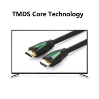 Câble UGREEN 4K HD-MI 2.0 haute vitesse, cordon HD-MI TMDS, prend en charge la transmission audio-vidéo 4K 60Hz, mâle-mâle, câble pour ordinateur