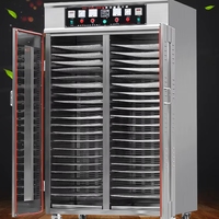 Industriële voedseldroger van koolstofstaal, elektrisch, voor fruit, groenten en vlees, 220V.