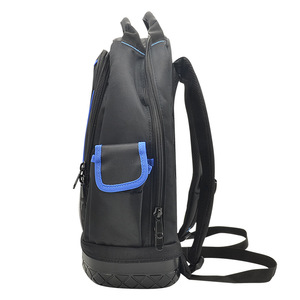 Professional Heavy-Duty Large Capacity Electrician Maintenance Tool <b>Storage</b> <b>Bag</b> Multi-Functional Polyester <b>Zipper</b> Tool <b>Bag</b> - Product Image 6