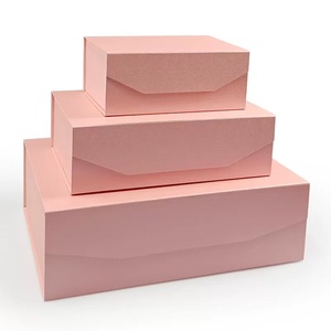 Professional Customized pink <b>Magnetic</b> Closed <b>Gift</b> <b>Box</b> Hard Flat Foldable <b>Magnetic</b> <b>Box</b> Suitable for <b>Gift</b> Souvenir <b>Magnetic</b> <b>Box</b> - Product Image 1
