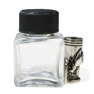 25ml de vidrio Mini caligrafía fuente de llenar botellas de tinta con latón antiguo sostenedor de la pluma - Product Image 2