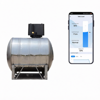 Sensor de Nivel Ultrasónico TLC2508 Tuya, Medidor de Nivel de Tanque de Agua a Prueba de Agua con Wifi y Alimentación por Batería