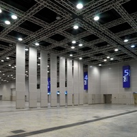 Cloison acoustique sur mesure - Mur pliant coulissant avec rail de plafond pour bureau/hôtel/salle de sport/restaurant/école