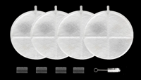 Filtres de remplacement pour fontaine à eau pour chat et chien, lot de 6 filtres pour fontaine à eau pour animaux de compagnie ultra silencieuse
