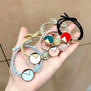 Coletero de Dos Tonos Estilo Coreano con Cuentas de Colores Mixtos, Adorno para el Cabello de Uso Diario para Niñas - Product Image 2