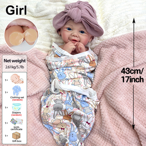 Muñeca Bebé Reborn de Silicona con <span class=keywords><strong>Boca</strong></span> Abierta y Rasgos Faciales Ultra Realistas, Modelado 3D, Muñeca Recién Nacida para Artistas y Coleccionistas - Product Image 3