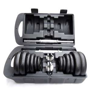 Ensemble d'haltères King Sport 15/20/30/50KG, haltères réglables pour la salle <span class=keywords><strong>de</strong></span> sport, <span class=keywords><strong>valise</strong></span> d'haltères, HANTELSET VERSTELLBAR - Product Image 4