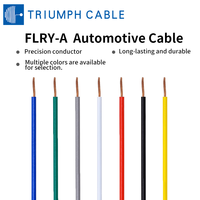 Câble en cuivre standard allemand FLRY-A 0,35 mm² 0,5 mm² 0,75 mm² 1 mm² 1,5 mm², câble isolé FEP, fils électriques automobiles