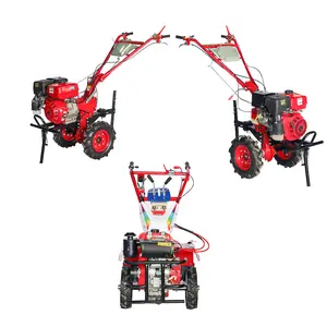 15hp power tiller rhino power tiller CE grass crusher corn rice harvester used power tiller for sale