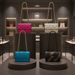 Bolso de hombro tipo cartera de monedas 2026 de cuero PU con cremallera, mini bandolera pequeña con cadena, estilo Kurted, Geigers - Product Image 2