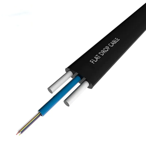 LSZH Bow-Type Drop Cable 2.0*3.0 FRP/KFRP Membro de Força 4-Core Cabo de Fibra Óptica ao ar livre para FTTH 1m 5m Comprimentos MOQ 1km - Product Image 5