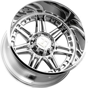 Jante en alliage d'aluminium chromé Hostile H124 Lunatic 20x12 8x180-44mm 20 pouces - Product Image 3