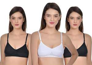 Soutien-gorge basique en polyester et coton pour femme, doux et confortable, pour usage quotidien, mélange coton, prix de gros - Product Image 4
