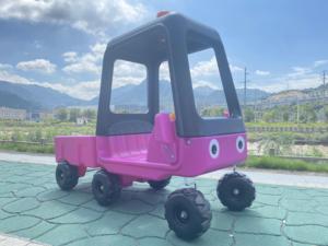 Commercio all'ingrosso della fabbrica 6 ruote <span class=keywords><strong>viola</strong></span> bambini camion di plastica giro sul giocattolo di stampaggio rotazionale asilo bambino auto - Product Image 4