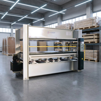 Presse à chaud automatique pour lamination de portes en contreplaqué, équipement pour panneaux de bois à ouverture automatique, facile à utiliser, 380V/220V, garantie 1 an