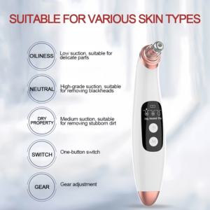 Mixed Procurement Low Price 6 in 1 Electric <b>Blackhead</b> <b>Remover</b> <b>Vacuum</b> Pore Deep Cleaning Tool <b>Vacuum</b> <b>Blackhead</b> <b>Remover</b> - Product Image 3