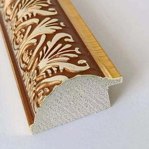 유럽풍 화이트/골드 디자인 PS 폼 몰딩 프레임 웨딩 사진/미술관 장식 - Product Image 3