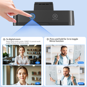 4K AI Auto <b>Framing</b> Webcam Wide Dynamic Dual Mics 92. Angle USB Plug & <b>Play</b> for Video Conferencing Remote Work 4K Webcam - Product Image 6
