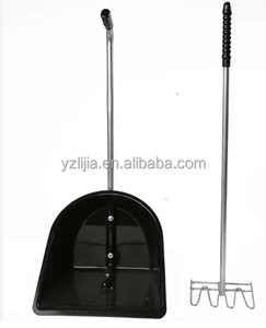 Công nghiệp lớp thép Phân Scoop <span class=keywords><strong>Rake</strong></span> ngựa ổn định DIY ngoài trời hay ngã ba tùy chỉnh thép thẳng xử lý OEM ODM hỗ trợ - Product Image 2