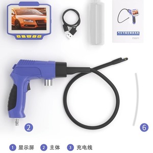 Automotive Air Conditioning Visual Cleaning Gun 900mm 8.0mm Probe 4.3 Inch HD Display Car Piping Duct Cleaning Tool - Product Image 3