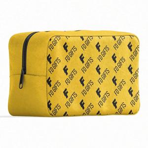 Pochette cosmétique en toile personnalisée très vendue, sac de maquillage de voyage pour cadeaux promotionnels et d'affaires - Product Image 1
