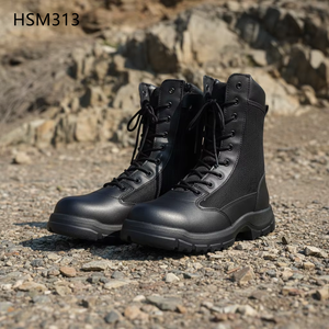 Bottes tactiques <span class=keywords><strong>WYC</strong></span>, Sénégal, haute performance, pour terrains complexes, semelle extérieure en PU, avec Velcro et fermeture éclair HSM313 - Product Image 3