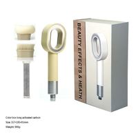 Hyneon Filtre de Douche Universel Portable en Plastique ABS avec Vitamine C et Fibre de Carbone, Élimine le Chlore/Fluorure, 1 Étape, Débit Élevé