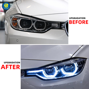 Piezas de automóvil YU GUANG para <span class=keywords><strong>BMW</strong></span> Serie 3 <span class=keywords><strong>F30</strong></span> F35 <span class=keywords><strong>320i</strong></span> 330i 340i <span class=keywords><strong>2013</strong></span> 2018, luz de cabeza LED mejorada, luz de cabeza LED - Product Image 3