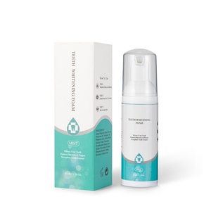 Kit de Espuma Blanqueadora Dental Instantánea Vegana Fácil de Usar en Casa con Logotipo OEM, Sin Peróxido, Pasta Dental Líquida Blanqueadora para Uso Diario - Product Image 1