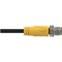 Connecteurs IP67 IEC M12 12 broches code A mâle, câble industriel pour PC, connecteur de valve, pièces de valve, câbles de capteur LVDS
