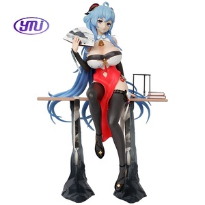 Figura de Anime Genshined de 25CM, estatua de PVC de Anime, muñeca <span class=keywords><strong>Ganyu</strong></span>, figura de chica Sexy, regalo de decoración de escritorio - Product Image 1