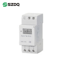 Minuteur numérique programmable hebdomadaire ROEY THC-30 30A 220V sur rail DIN, 2 fils, 7 jours, relais de contrôle, IP21, alimentation CA