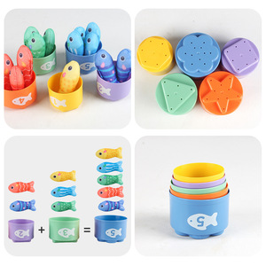 Ensemble <span class=keywords><strong>de</strong></span> jouets <span class=keywords><strong>de</strong></span> pêche en tissu, jeu <span class=keywords><strong>de</strong></span> pêche, jouets éducatifs pour bébés et enfants, <span class=keywords><strong>jouet</strong></span> d'apprentissage par tri, tapis <span class=keywords><strong>de</strong></span> jeu intérieur pour bébé - Product Image 4