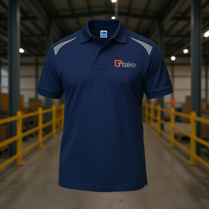 เสื้อโปโลแขนสั้นแบบปกติ สีกรมท่า ไซส์ L ทรงพอดีตัว สำหรับใส่ทำงาน - Product Image 3