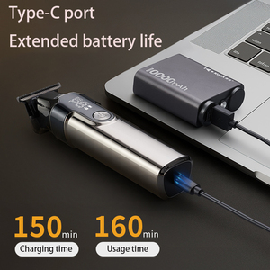 DOODA Macchina Professionale per Taglio Capelli 7000rpm Senza Fili Kit Tagliacapelli Rasoio per <span class=keywords><strong>Uomo</strong></span> Macchina da Barbiere per Salone - Product Image 3