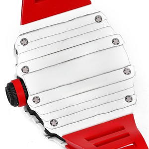 Reloj Deportivo de Alta Gama para Hombre y Mujer, Fibra de Carbono, Textura de Mármol Única, Esfera Esqueletizada, Tourbillon Transparente, Reloj para Correr - Product Image 5