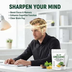 Capsule di Olio di Origano e Olio di Semi Neri, 300 Capsule, Integratore Erboristico per Adulti, Supporto Immunitario, Salute Digestiva, Fegato/Stomaco - Product Image 4