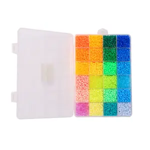 Wholesale 2.6mm Different Color Creative Diy Plastic Perler Beads Toys Cheap Beads Online Girls Play Set Hama Beads
