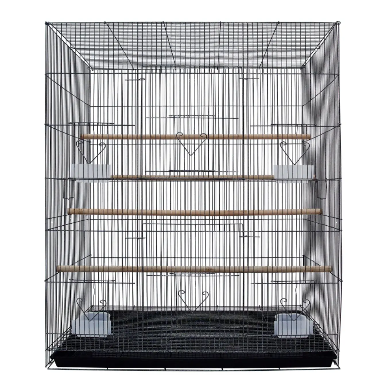 BQ13 Large Foldable Parrot Cage Peony Lovebird Bird Cage With Breeding Door Pet Living House Cage Bird