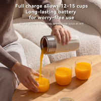Presse-agrumes électrique portable 400 ml, rechargeable par USB, mixeur à jus, mini mixeur en bouteille, Licuadora Portatil Recargable