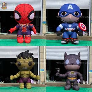 Personnages de thème de dessin animé gonflable <span class=keywords><strong>géant</strong></span> NOVA de haute qualité <span class=keywords><strong>Super</strong></span> héros Spiderman Iron Man Marvel Avenger mascotte Air électrique - Product Image 2
