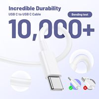 Chargeur USB-C HYTO 20W pour iPhone 17/16/15 avec câble de charge rapide USB-C de 1M/2M
