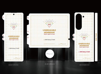 Membrane incassable HD clair AG film hydrogel TPU mat pour Samsung Z FLIP 5 FOLD 5 5G film avant arrière