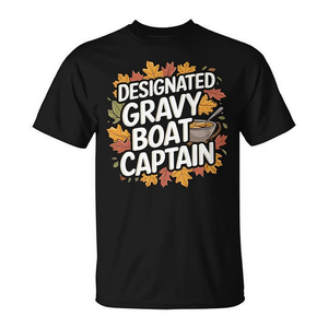 Camiseta Designada para el Capitán de la Barca de Gravy de Acción de Gracias, Unisex para Adultos - Product Image 2