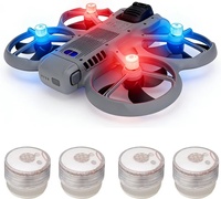 4PCS Feux de signalisation de vol nocturnes pour drone AVATA 360, mini-stroboscope LED haute luminosité, lumière de navigation clignotante