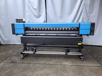 Máquina impresora de plotter de lona de 1,9 M para cartel de cartelera interior Flex Banner